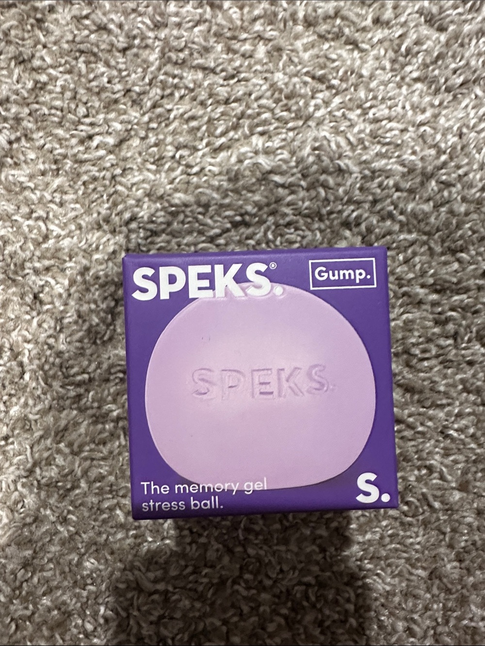 SPEKS Gump Memory Gel Stress Ball - Lavender